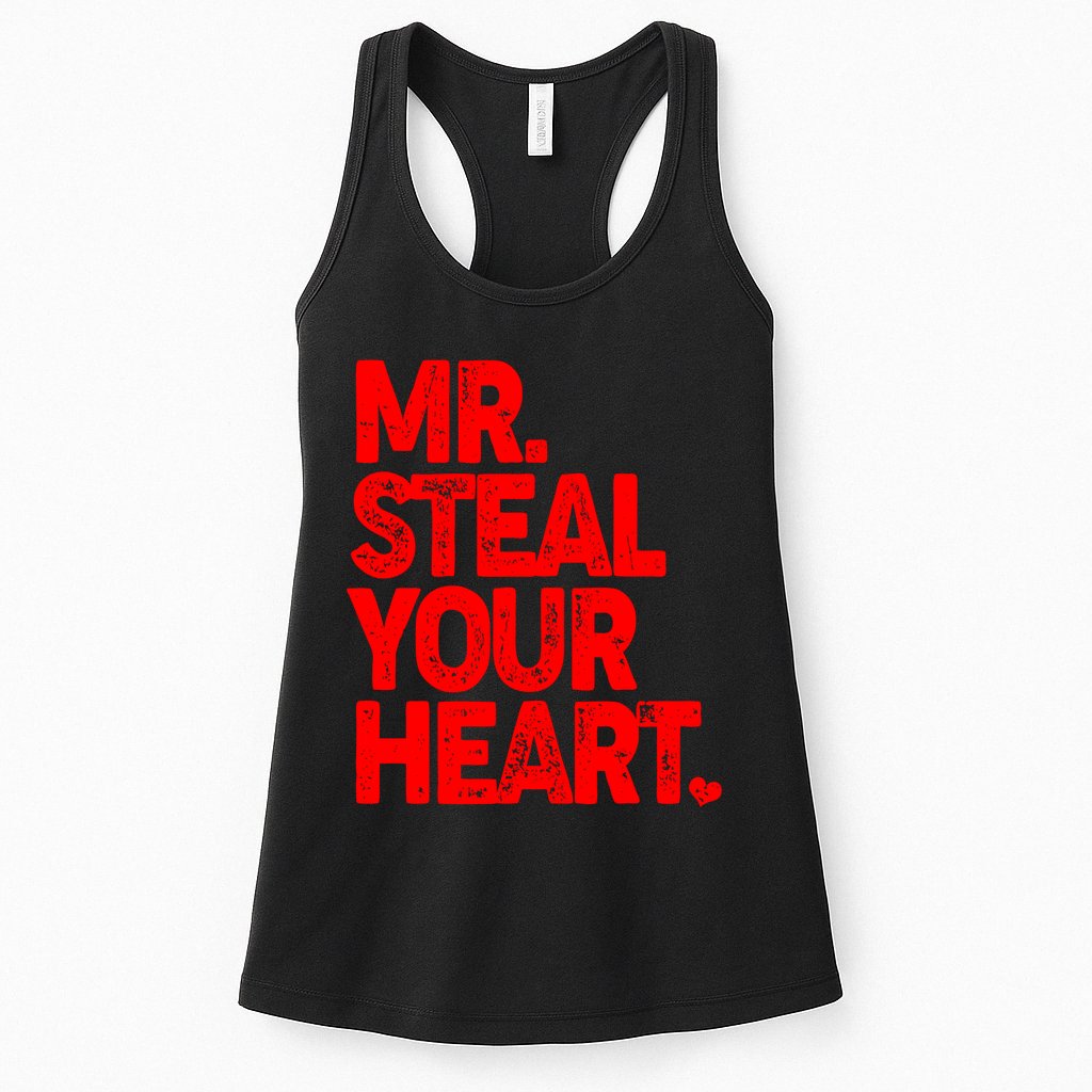 Valentine's Day Mr Steal Your Heart Womens Tank Top