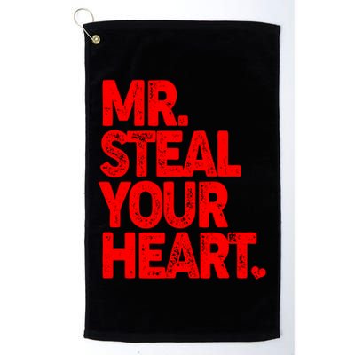 Valentine's Day Mr Steal Your Heart Golf Towel