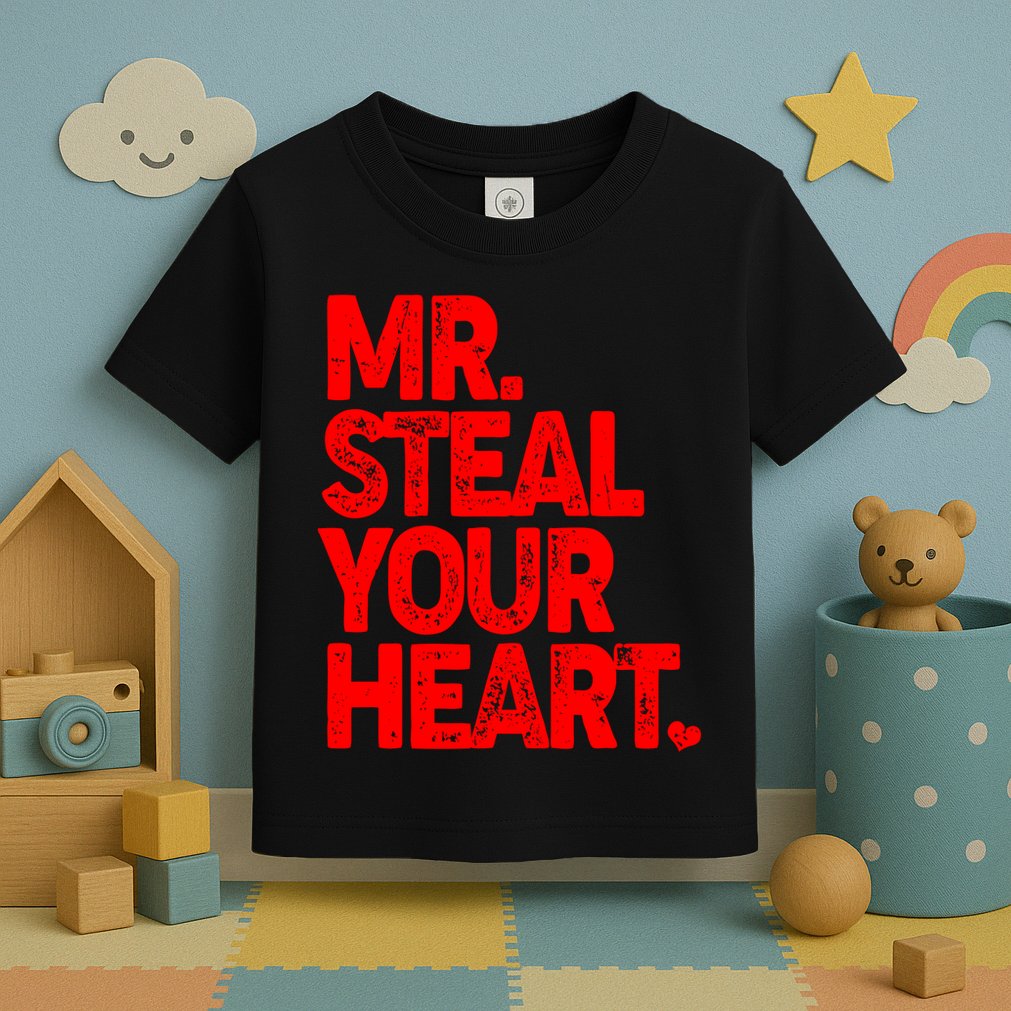 Valentine's Day Mr Steal Your Heart Toddler T-Shirt