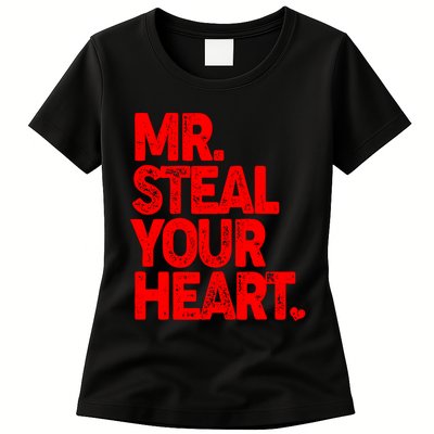 Valentine's Day Mr Steal Your Heart Womens T-Shirt