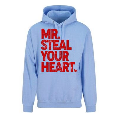 Valentine's Day Mr Steal Your Heart Unisex Surf Hoodie