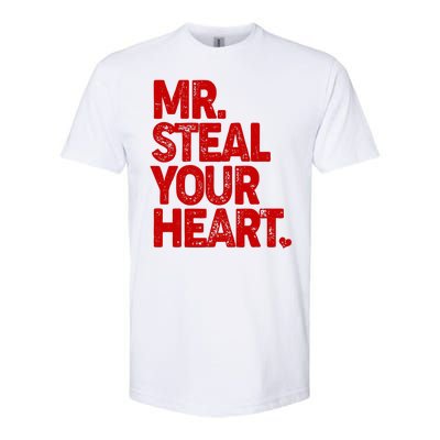 Valentine's Day Mr Steal Your Heart Softstyle® CVC T-Shirt