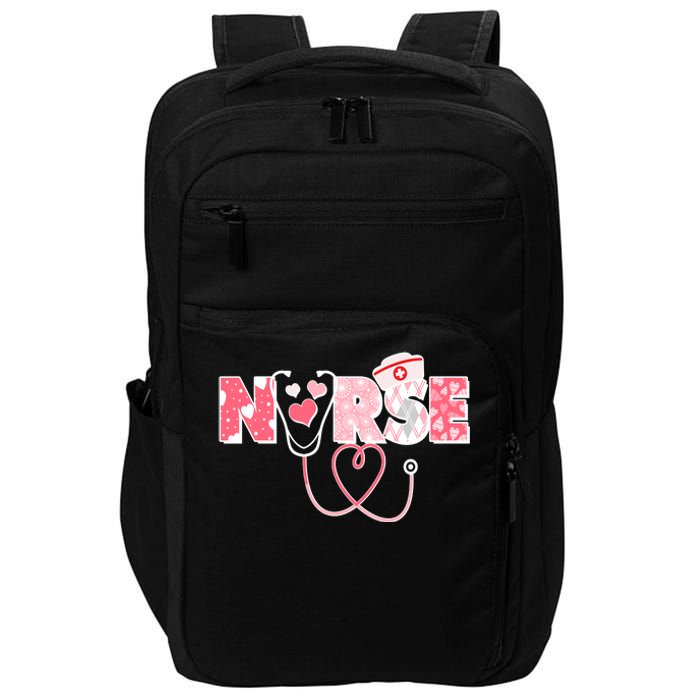 Valentine's Day Nurse Love Impact Tech Backpack