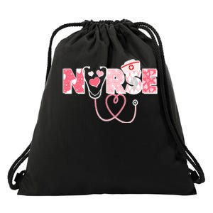 Valentine's Day Nurse Love Drawstring Bag