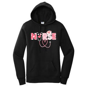 Valentine's Day Nurse Love Women's Pullover Hoodie