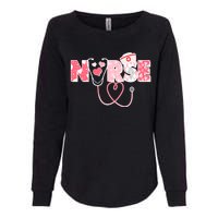 Valentine's Day Nurse Love Womens California Wash Sweatshirt