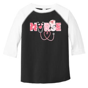 Valentine's Day Nurse Love Toddler Fine Jersey T-Shirt