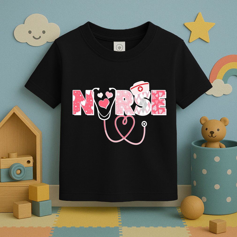 Valentine's Day Nurse Love Toddler T-Shirt