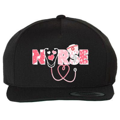 Valentine's Day Nurse Love Wool Snapback Cap