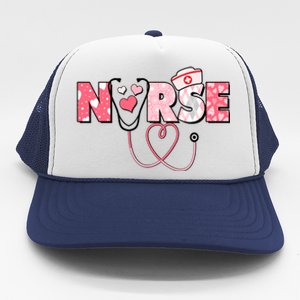 Valentine's Day Nurse Love Trucker Hat