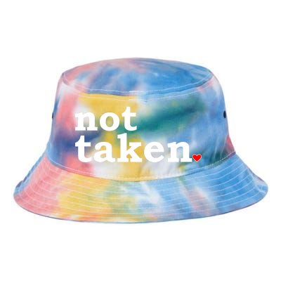 Valentine's Day Relationship Status Not Taken. Single Heart Tie Dye Newport Bucket Hat