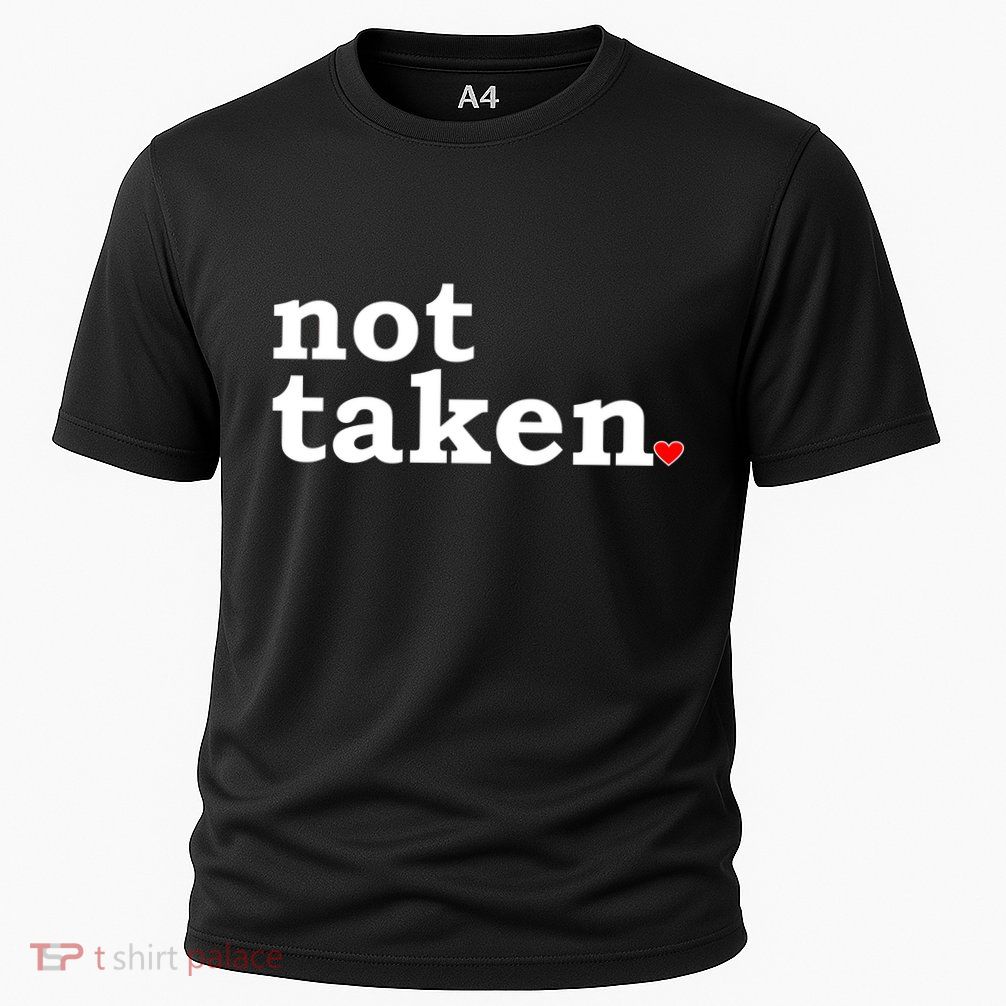 Valentine's Day Relationship Status Not Taken. Single Heart Performance Shirt