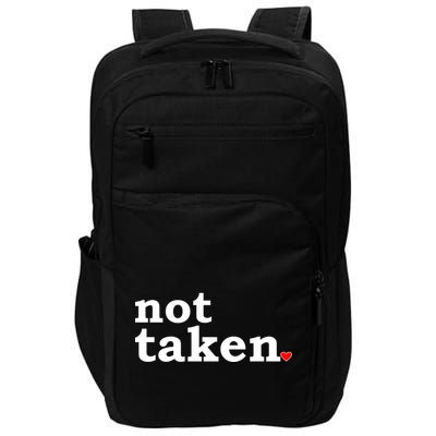 Valentine's Day Relationship Status Not Taken. Single Heart Impact Tech Backpack