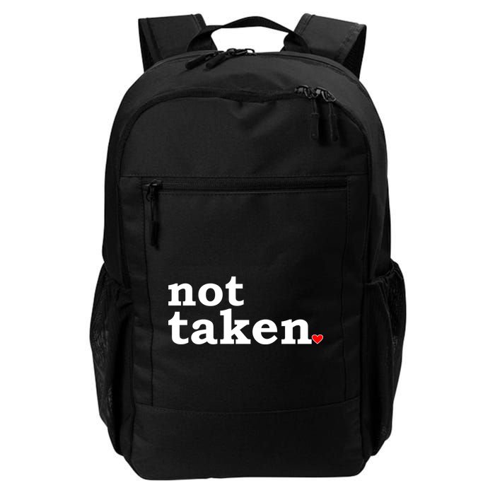 Valentine's Day Relationship Status Not Taken. Single Heart Backpack