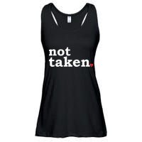 Valentine's Day Relationship Status Not Taken. Single Heart Ladies Essential Flowy Tank