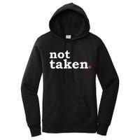 Valentine's Day Relationship Status Not Taken. Single Heart Women's Pullover Hoodie