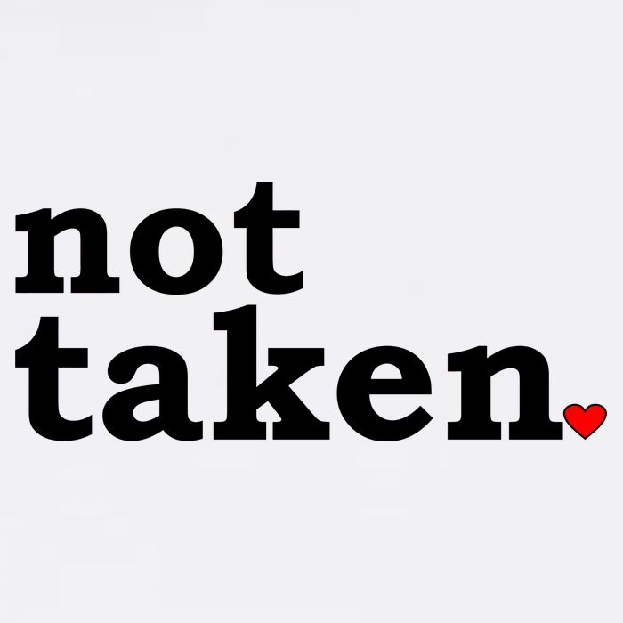 Valentine's Day Relationship Status Not Taken. Single Heart Garment-Dyed Sweatshirt