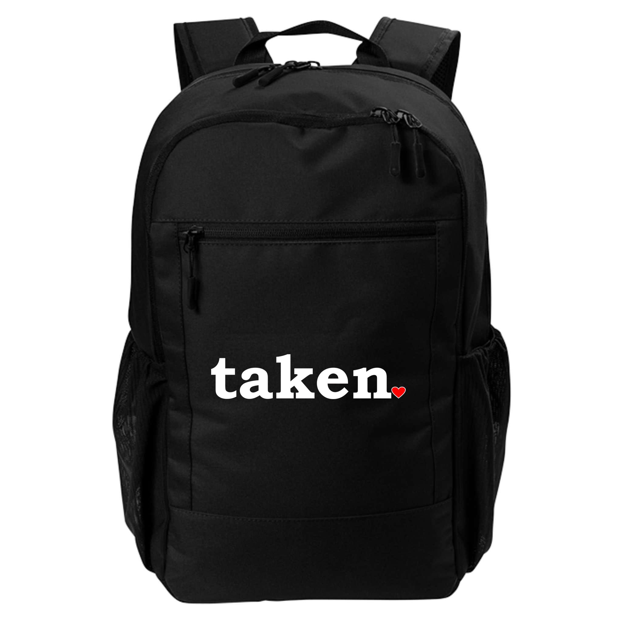 Valentine's Day Relationship Status Taken. Heart Backpack