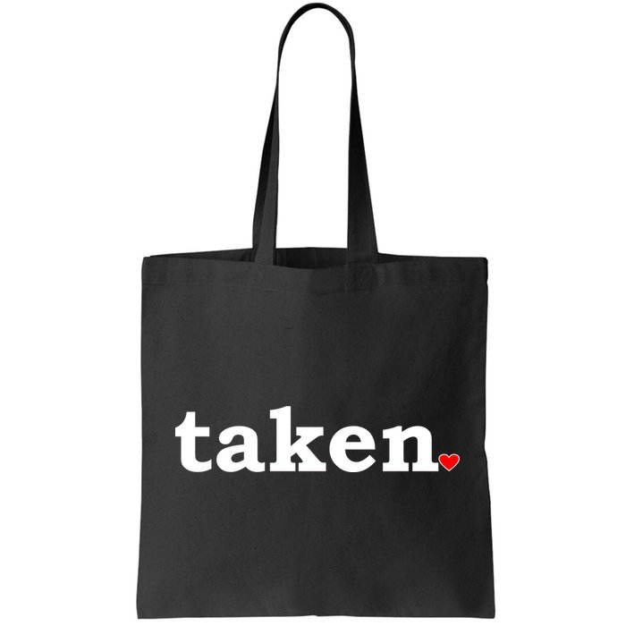 Valentine's Day Relationship Status Taken. Heart Bag