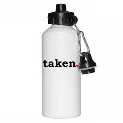 Valentine's Day Relationship Status Taken. Heart Aluminum Water Bottle