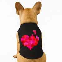 Valentine's Day Retro Video Game Heart Puzzle Doggie Tank