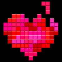 Valentine's Day Retro Video Game Heart Puzzle T-Shirt