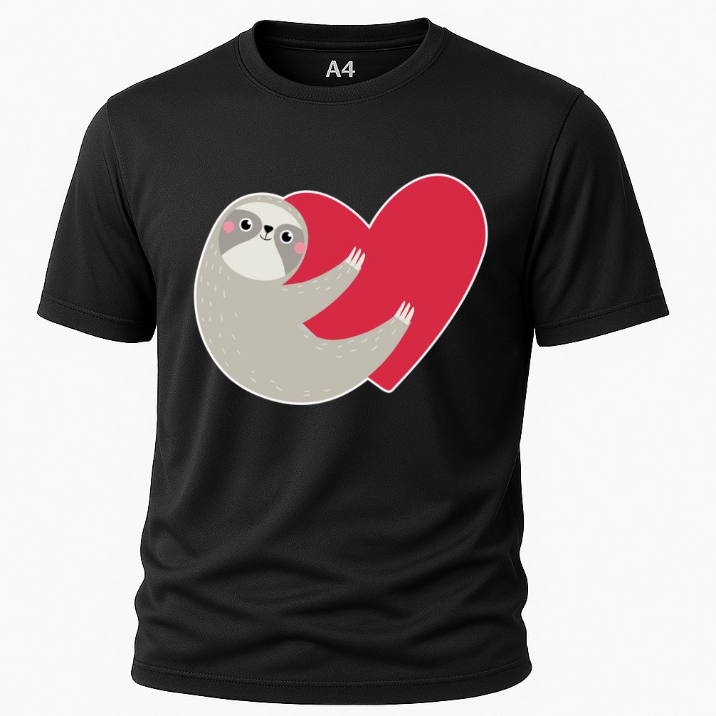 Valentines Day Sloth Heart Performance Shirt