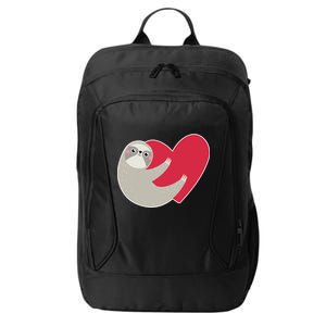 Valentines Day Sloth Heart City Backpack