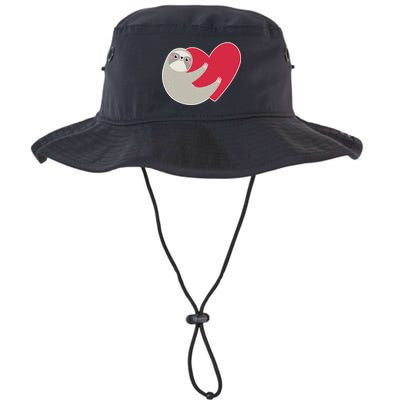 Valentines Day Sloth Heart Bucket Hat