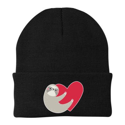 Valentines Day Sloth Heart Beanie