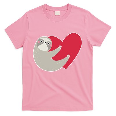 Valentines Day Sloth Heart T-Shirt