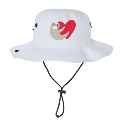 Valentines Day Sloth Heart Legacy Cool Fit Booney Bucket Hat