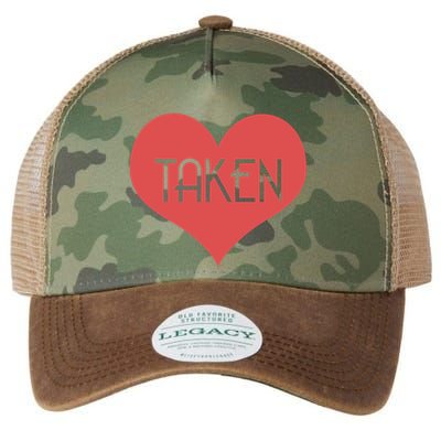 Valentine's Day Taken Heart  Legacy Tie Dye Trucker Hat