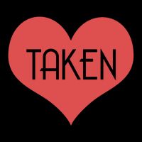 Valentine's Day Taken Heart  Button