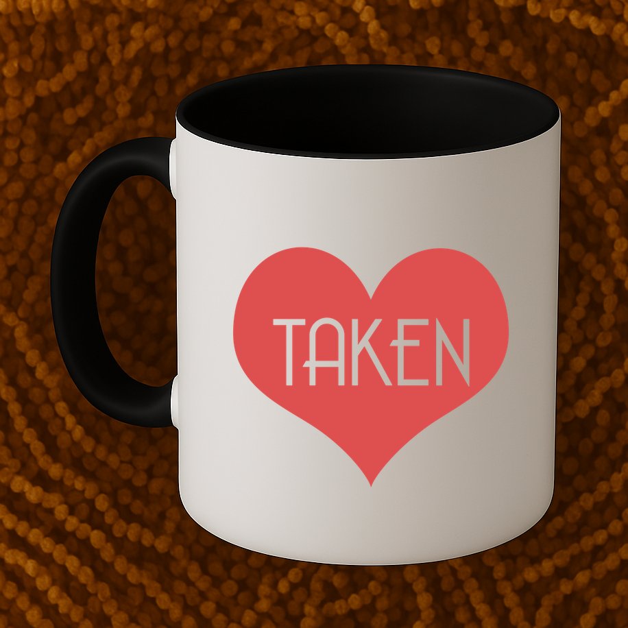 Valentine's Day Taken Heart  Mug