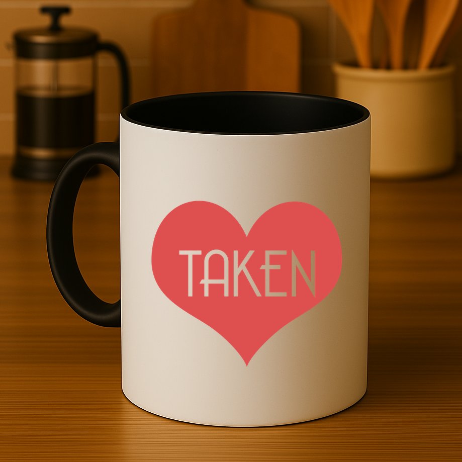 Valentine's Day Taken Heart  Mug