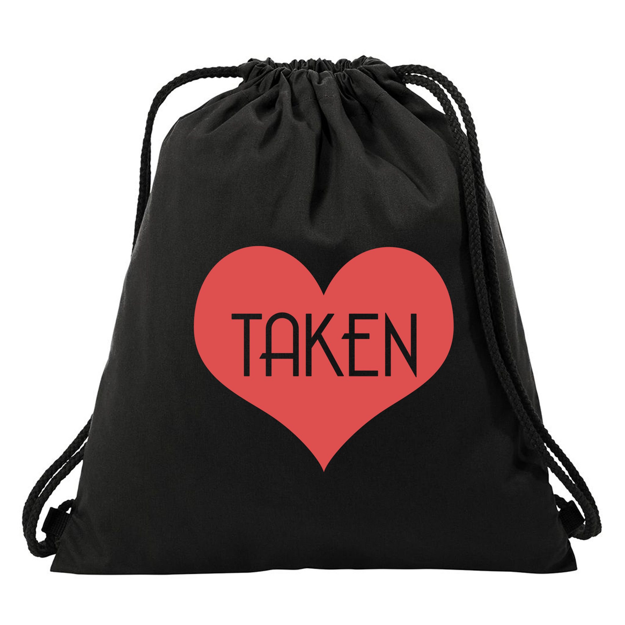 Valentine's Day Taken Heart  Drawstring Bag