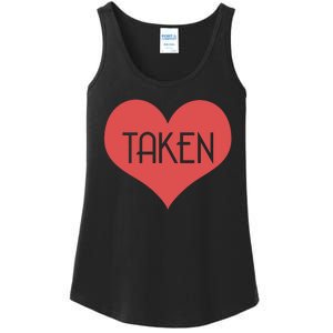 Valentine's Day Taken Heart  Ladies Essential Tank