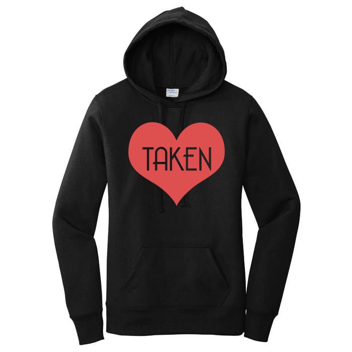 Valentine's Day Taken Heart  Women's Pullover Hoodie