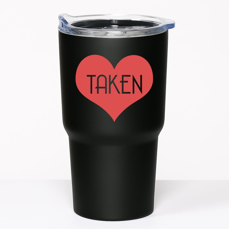 Valentine's Day Taken Heart  Tumbler