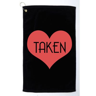 Valentine's Day Taken Heart  Golf Towel