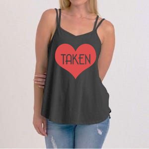 Valentine's Day Taken Heart  Women's Strappy Tank