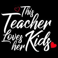 Valentine's Day This Teacher Loves Her Kids Apron