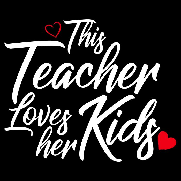 Valentine's Day This Teacher Loves Her Kids Apron