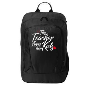 Valentine's Day This Teacher Loves Her Kids City Backpack