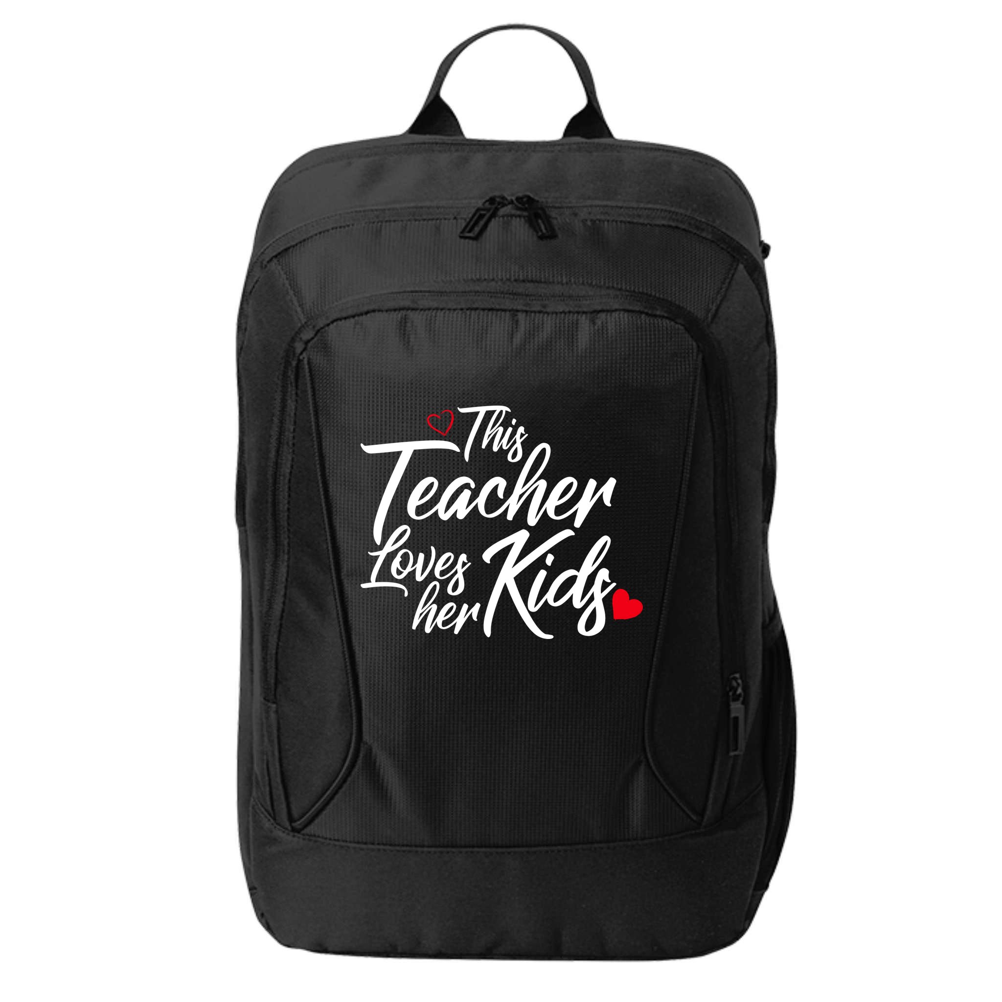 Valentine's Day This Teacher Loves Her Kids City Backpack
