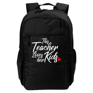 Valentine's Day This Teacher Loves Her Kids Daily Commute Backpack