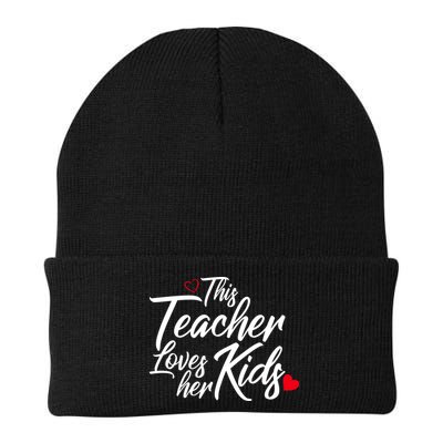 Valentine's Day This Teacher Loves Her Kids Beanie