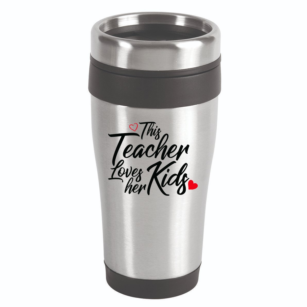 Valentine's Day This Teacher Loves Her Kids 16oz Travel Tumbler