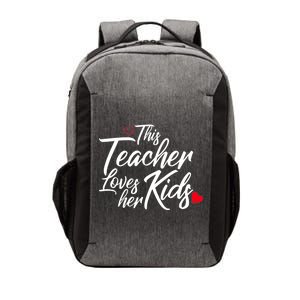 Valentine's Day This Teacher Loves Her Kids Vector Backpack